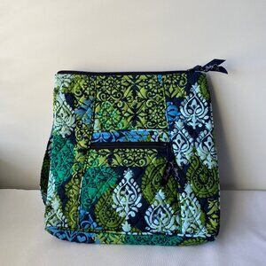 Vera Bradley zipper hipster green forest leaf shoulder crossbody bag purse women